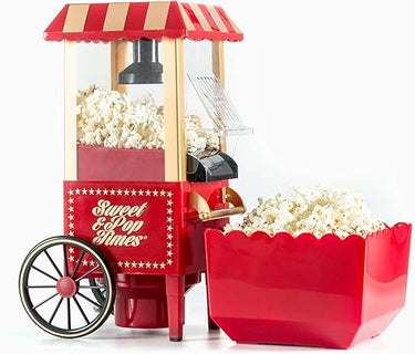InnovaGoods® Palomitera Sweet Pop Times, prepara palomitas de maíz deliciosas y crujientes de forma rápida y sencilla, diseño compacto y elegante, ideal para fiestas y eventos.